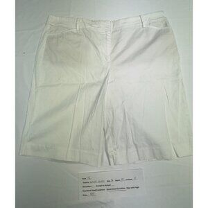 Talbots White Shorts Size 16 Waist 38 Inseam 11 Classic Summer Shorts
